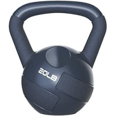 ZXQZ fitnesa hanteles Kettlebell, liela svara tējkanna spēka un muskuļu trenēšanai, treniņiem, mazā kardio hantele (izmērs: 20 mārciņas)