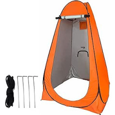 POWLIF Shower Tent Camping Outdoor 6ft Pop Up Privacy Tent with 4 Pegs and 4 Wind Ropes and 1 Storage Bag