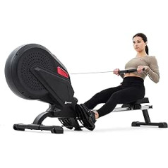 Hop-Sport Rush Air-Rower with Computer, Folding Air Rower for Home, 8 Air Resistance Levels