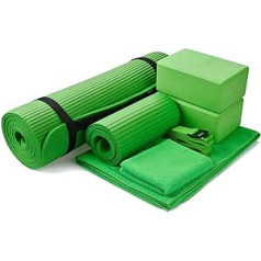 BalanceFrom Unisex Adult GoFit, Green, 1/2 Inch Thick Mat