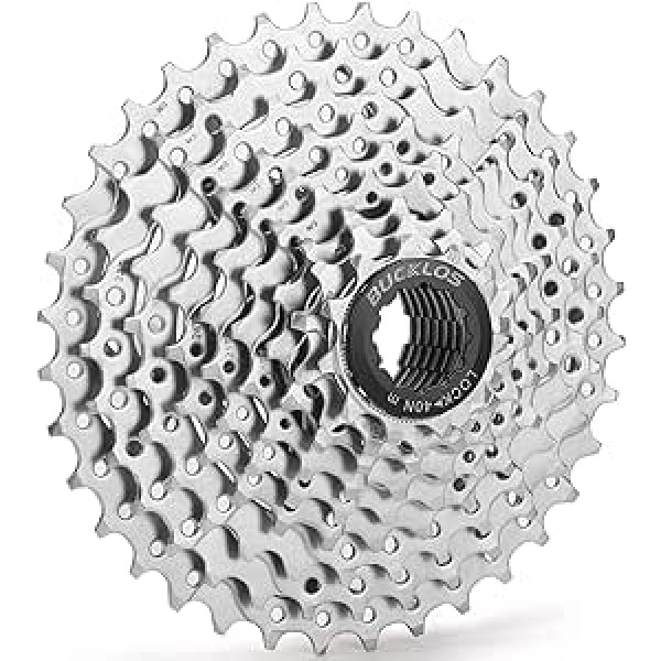 BUCKLOS 8/9 ātruma velosipēdu kasete, 11-32T/11-36T MTB kasete, viegla, izturīga, kalnu velosipēdam, šosejas velosipēdam, MTB, BMX, SRAM, Shimano..