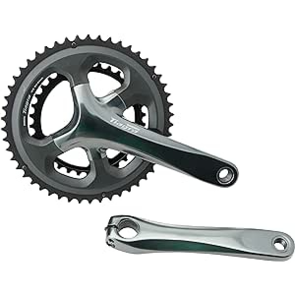 Shimano Tiagra FC-4700 kloķa komplekts 50/34, 10 ātrumu melns 2020. gada kalnu velosipēda ķēdes