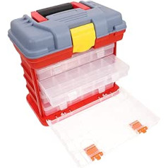 Homoyoyo Box uzglabāšanas kaste detaļām ēsmas kārbai Terminal Tackle Box Makšķerēšanas āķa organizators konteiners makšķerēšanas mānekļu kastei mušu makšķerēšanas ēsmas futrālis PP organizators pārnēsājams