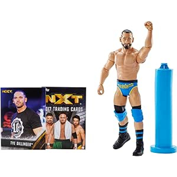 WWE NXT Takeover Perfect 10 Tye Dillinger darbības figūra ar Topps tirdzniecības karti