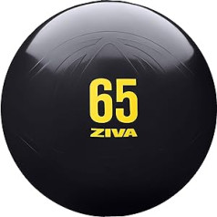 ZIVA 65cm Core Fit Black Abdominal Ball