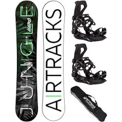 Airtracks vīriešu snovborda komplekts - Jungle Hero Hybrid Rocker snovborda plats - Snowboard Binding Star vai Master Fastec - Snovborda soma 152 155 159 cm