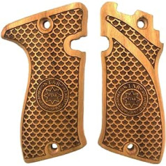 Zib Grips Star Model F 22 pistoles rokturis, roku darbs no riekstkoka Ars.02