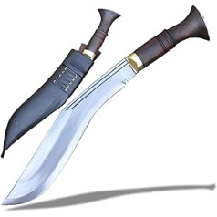 Metzger Kukri-Echt funktionierende handgemachte Khukuri-Machete-Jagd- und Camping-Kukri-30 cm Lange Klinge-Jagd- und Campingmesser