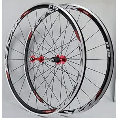 MZPWJD Riteņbraukšanas Diski 700C Rim Super Light Road Bike Wheel Set Velosipēda ritenis C/V Bremze 7-11 Speed Cassette Hub Sealed Bearing 6T QR 1650g