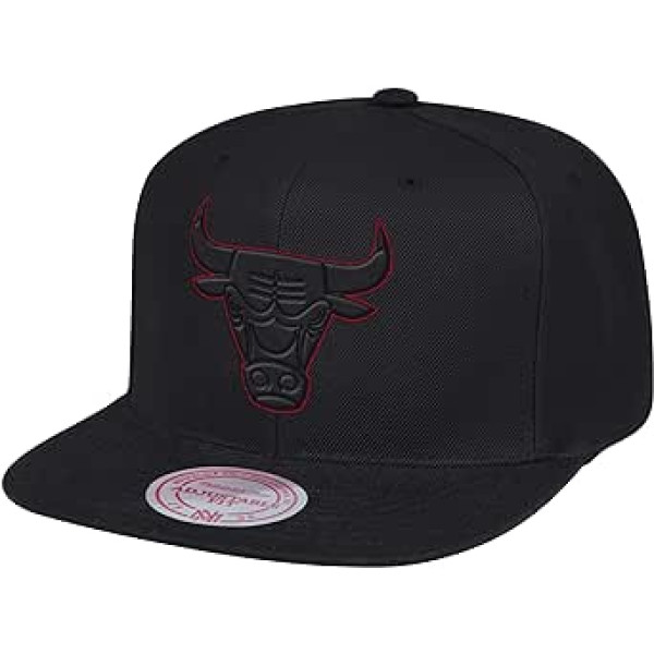 Mitchell & Ness NBA Red Frame Snapback vāciņš — vāciņš (Chicago Bulls), melns