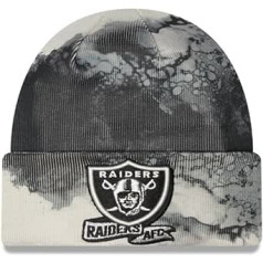 New Era Las Vegs Raiders On-Field 2022 NFL Sideline Ink Dye Knit Wintermütze