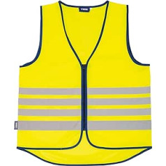 ABUS Lumino Reflex Vest - Drošības veste labākai redzamībai dienā un naktī - pieaugušajiem - ar rāvējslēdzēju