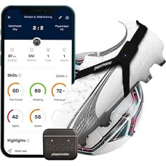 CITYPLAY Smart Football Tracker for Boots by Playermaker, Track 25+ Technical and Physical Metrics, 12 Months Access to CITYPLAY Football Training App Included, Advanced as GPS