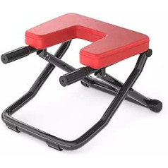 Yoga Handstand Stool, Yoga Auxiliary Chair, Metal Steel Frame, Foldable Portable Yoga Chair, Handstand Trainer, for Practice Handstand, Shoulder Stand and Strength Training