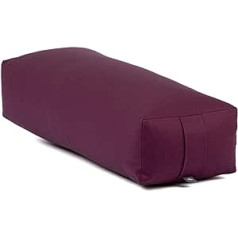 Bodhi Yoga Salamba Bolster Eco mazgājams pārvalks, kas izgatavots no 100% organiskas kokvilnas Yoga Roll Square ar organisko speltas pildījumu. Liels jogas spilvens atjaunojošai jogai Izmēri: 63,5 x 26,5 x 20,5 cm