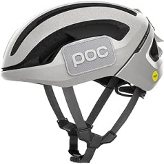 POC Unisex — pieaugušajiem paredzēta velosipēda ķivere, kas paredzēta visiem Ultra MIPS, sudraba matēta, L (56–61 cm)