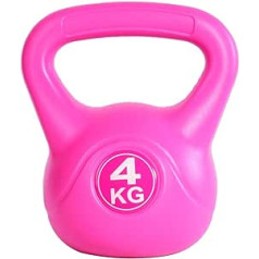 ZXQZ Fitnesa hanteles, Kettlebells, Svari, Fitnesa spēka treniņu tējkanna, Krāsu kodēšana ātrai identifikācijai, 4 kg, 6 kg, 8 kg Maza hantele