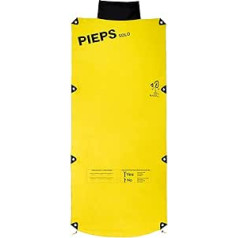 Pieps Bivy Solo Yellow - Viegla Bivy soma, izmērs 190 cm - Krāsa: Melna - Dzeltena