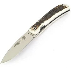 Cuchillos de Aventura J&V Campera pocket knife, folding knife for camping, bushcraft, fishing, hunting, outdoor - Sandvik 14C28N steel