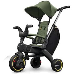 Doona Liki Trike S3 - The World's Most Compact Foldable Tricycle - High Quality, Multifunctional, Cool Design - for Children from 10-36 Months (Desert Green)