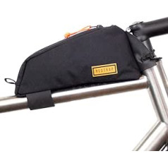 Restrap Top Tube Bag Bagāžas soma Velosipēdu bagāžas piederumi, melns, 30,48 x 15,24 x 7,62 cm