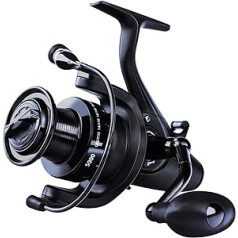 Sougayilang Carp Reel Ultra Smooth Powerful Spinning Makšķerēšanas spole 28 LBS Drag Power 12 + 1BB Metāla korpusa spininga spoles makšķerēšanai sālsūdenī un saldūdenī