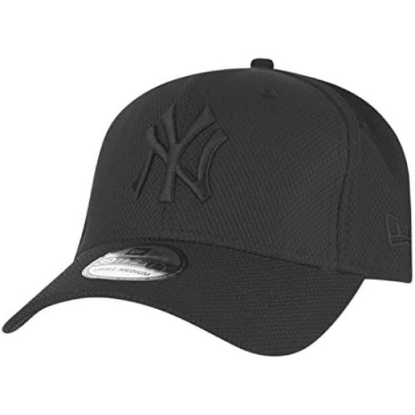 New Era — New York Yankees — 39thirty Flexfit vāciņš — Stretch Diamond — melns