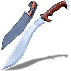 38 cm Lange Klinge Geißel Kukri Machete-Khukuri-Überlebenskampf-taktisches Kukri-Handgeschmiedet