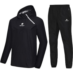 HOTSUIT Sweat Suit Vīriešu sviedru uzvalks Sweat Suit Bikses Jaka Svara samazināšana Sporta sporta džemperis Pirts uzvalks Sweat Suit Sport