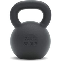 Sidea, Čuguna Kettlebell Melns Svars 24kg