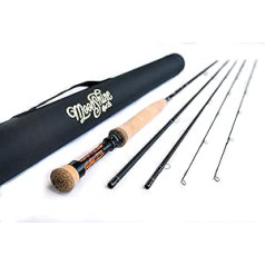 Moonshine Rod Co. The Epiphany Series (Euro/Czech Nymph Style) Fly Rod with Carry Bag and Extra Rod Tip Area