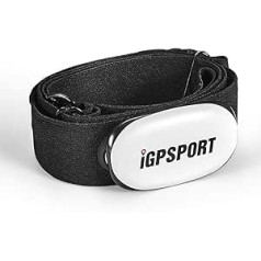 iGPSPORT HR40 pulsometrs, Bluetooth un ANT+ ar krūšu siksnu skriešanai, riteņbraukšanai, sporta zālei, savietojams ar Garmin Polar Wahoo