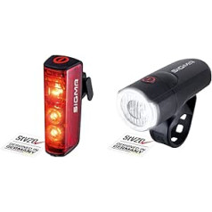 SIGMA SPORT - Blaze | LED Bicycle Light & Aura 30 | LED Bicycle Light 30 Lux | StVZO Approved Battery Operated Front Light | Colour: Black