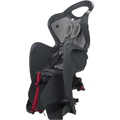 b bellelli Mr Fox 2021 - Aizmugurējais velosipēda sēdeklis - Plecu pārvalks un spilvens izgatavots no mākslīgās ādas - bērniem līdz 22 kg (3 līdz 8 gadiem)