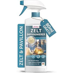 PLINTEX® Tent & Gazebo Hidroizolācija 600 ml | Hidroizolācijas aerosols teltīm, nojumēm, saulessargiem vai lapenēm | Efektīva virsmas un šuvju izturīga teltīm | Dermatoloģiski pārbaudīts un elpojošs