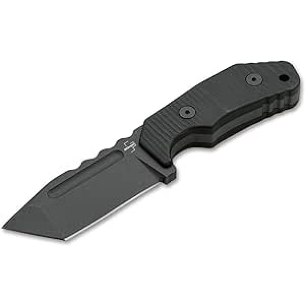 Böker Plus® Little Dvalin Tanto – Tanto Knife with Kydex Sheath – Outdoor Knife One-Hand – Belt Knife – Multifunctional Survival Knife – Sharp Knife Made of D2 Steel