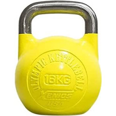 Xenios ASV tērauds krievu Girevoy Kettlebell-16 kg-dzeltens, XSSTOKBL16