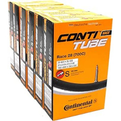 Continental Unisex-Adult 181781 Fahrradschläuche, Schwarz, 28 (6er Pack)