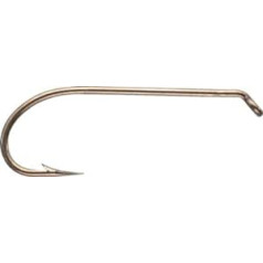 Mustad Nymphe Hooks 3906B SPROAT Bend 3 x H 2 x L Down Eye Makšķerēšanas termināla piederumi (50 iepakojums), bronza, 12. izmērs