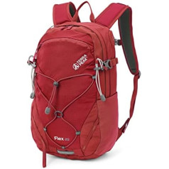 Terra Peak Flex 20 Premium pārgājienu mugursoma, 20 l (liela) ar muguras ventilāciju, hidratācijas sistēmu un lietus pārsegu, pārgājienu mugursoma, kas izgatavota no elpojoša 3D Air Mesh poliestera, āra dienassoma ar jostasvietu