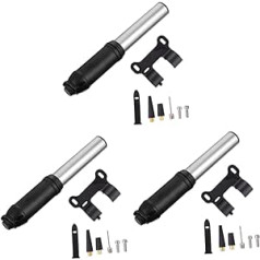 Kisangel Pack of 3 Portable Riepu Pump Accessories De Motocicleta Medal Display Case Auto Tool Pump Mountain Auto Inflator Gaisa sūknis Automašīnas Piederumi Auto Co2 Metāla Velosipēda Augstspiediena