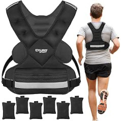 Aduro Sport Adjustable Weighted Vest Workout Equipment, 4-10lb/13-20lb/25-25lb/25-45lb Body Weight Vest for Men, Women, Kids