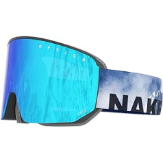 NAKED Optics The Nova Ski Goggles Snovborda aizsargbrilles vīriešiem un sievietēm — atspoguļotas ar magnētiskās maiņas sistēmu — slēpošanas brilles vīriešiem un sievietēm