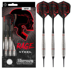 Harrows Rage Steel softip šautriņas Ragesteel 16966 / 23 g