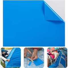 Syhood 49 x 34 inch vinyl swimming pool liner patch repair patch for vinyl swimming pools repair (blue)