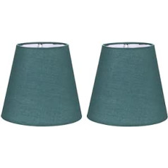 Balacoo Pack of 2 Fabric Lampshades, Medium Lampshade, Fabric Lampshade, Small Lampshade, Clip Lampshade, Table Lamp Accessories, Pack of 2