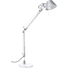 Artemide - Tolomeo Tavolo Mini galda lampa. Augstas kvalitātes alumīnija galda lampa ar galda pamatni ø20cm. Ražots Itālijā