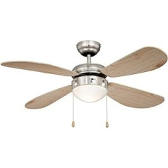 Klasisks griestu ventilators ar apgaismojumu, 105 cm, FN43335