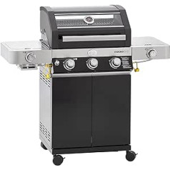 RÖSLE BBQ Station Videro G3-S Vario+ 50 mbar melns ar vāku