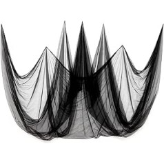 3 x 6 m juodas tinklelis nuo vabzdžių, skirtas apsaugoti nuo musių paukščių